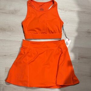 Sincerely Jules Orange Skirt Set